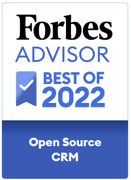 Forbes Advisor - Best Open Source CRM of 2022 - SuiteCRM